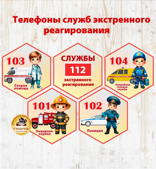 Телефоны экстренных служб