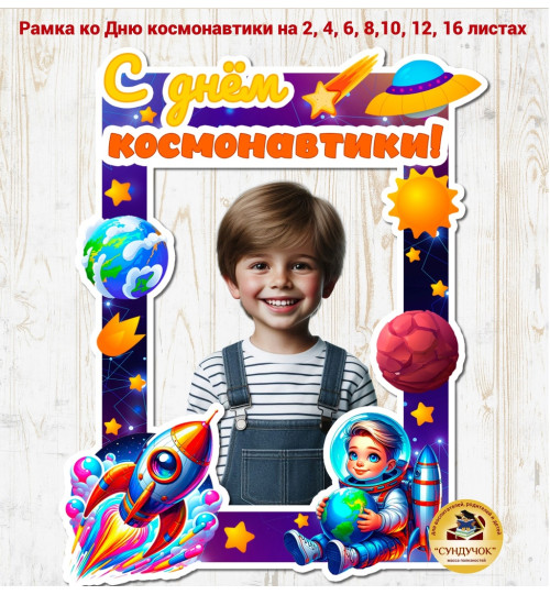Рамка ко Дню Космонавтики